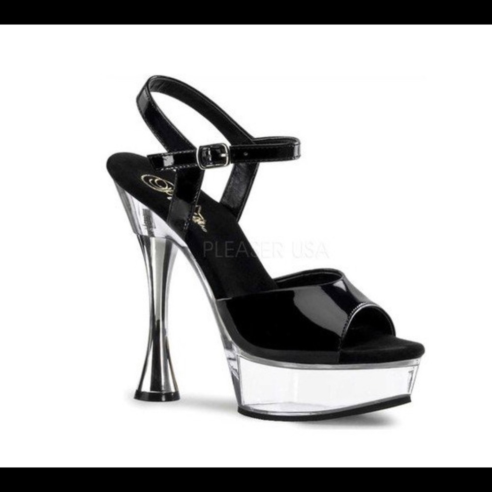 Pleaser SW409 Platform Heels Pole Dancing Ankle Strap Stripper